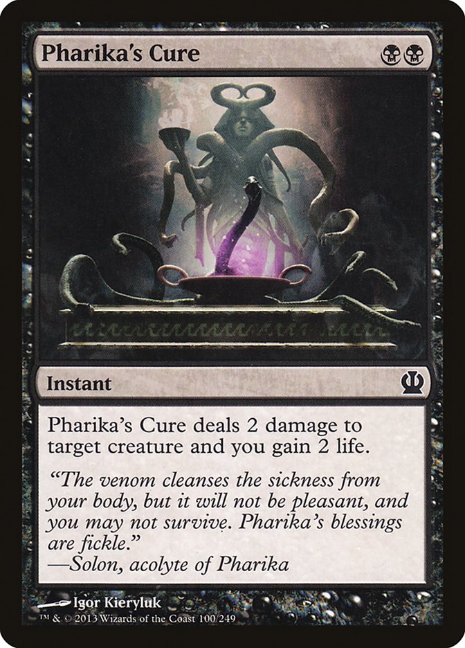 Card Scan of Pharika's Cure | THS