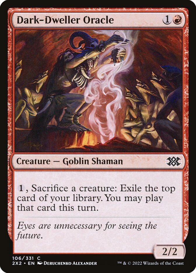 Card Scan of Dark-Dweller Oracle | 2X2