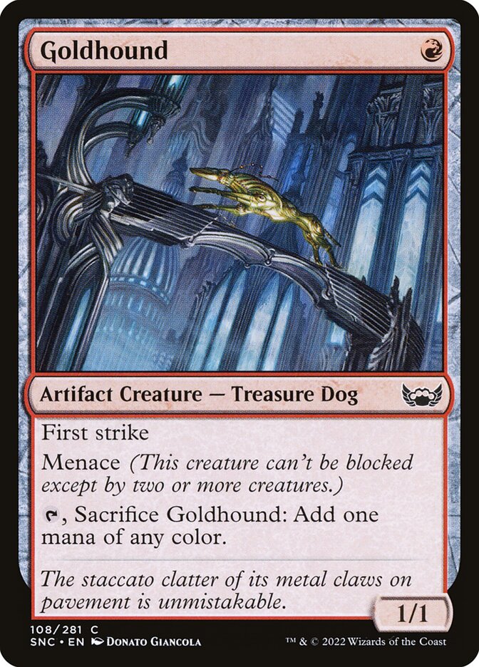 Card Scan of Goldhound | SNC
