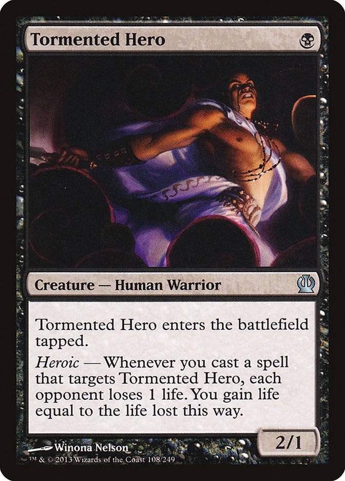 Card Scan of Tormented Hero | THS