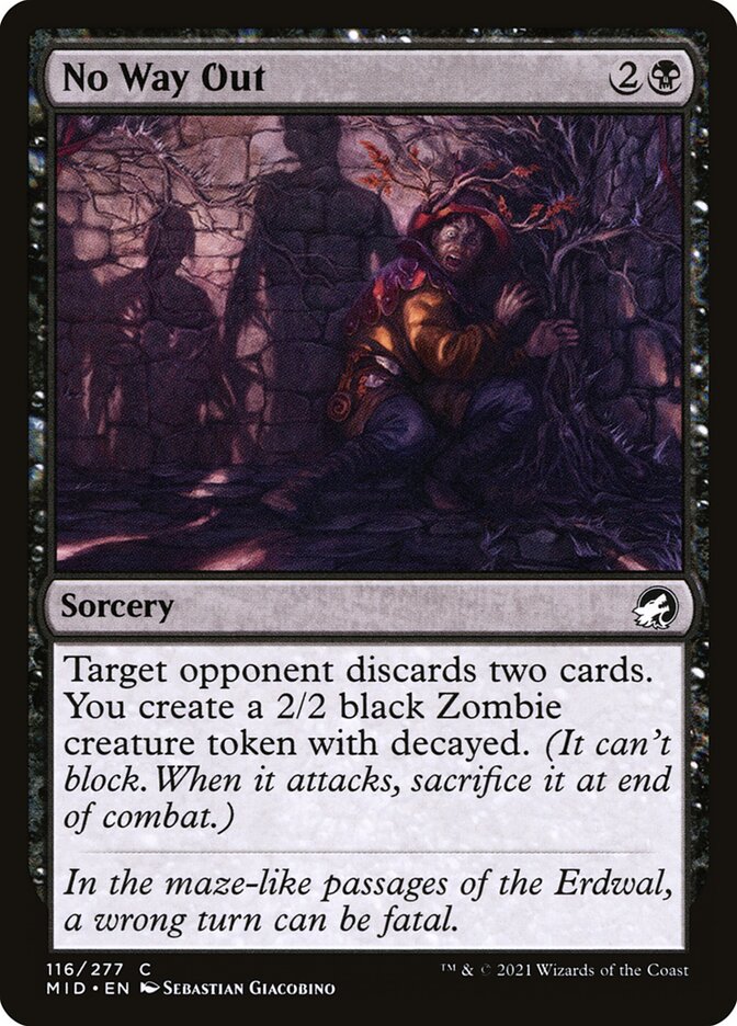 Card Scan of No Way Out | MID