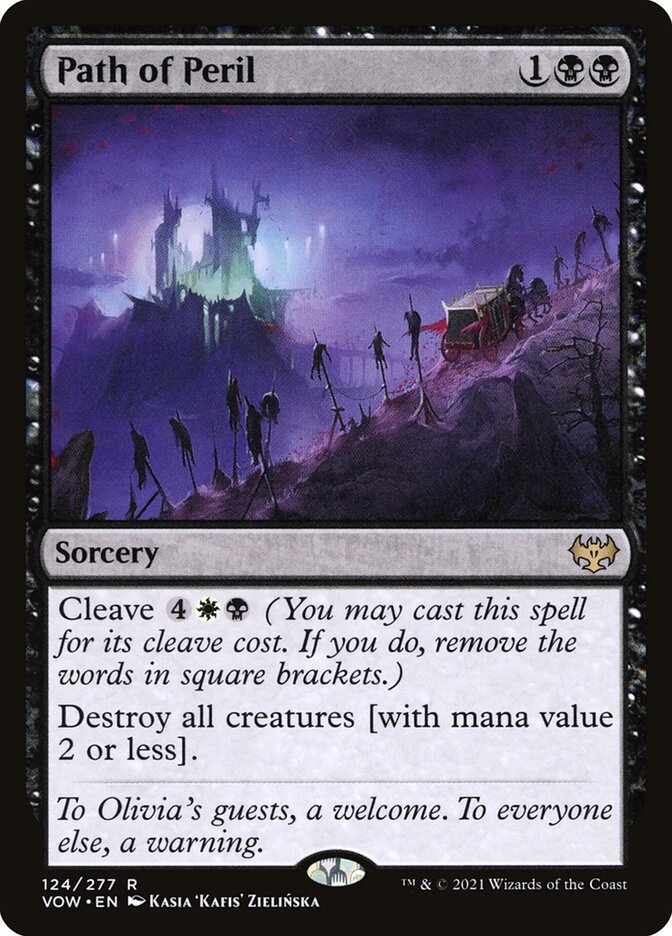 Card Scan of Path of Peril | VOW