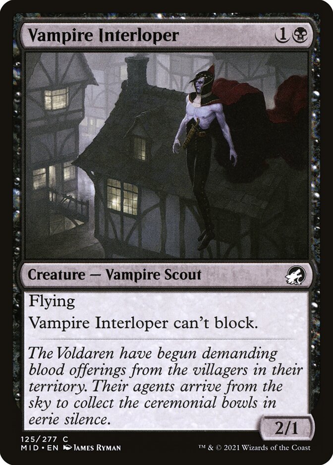 Card Scan of Vampire Interloper | MID