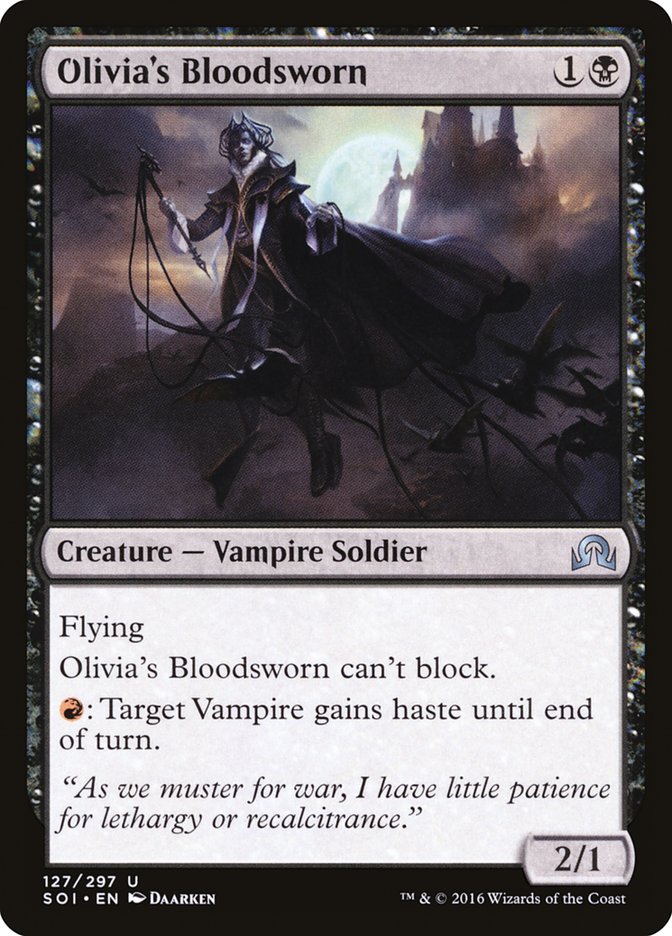 Card Scan of Olivia's Bloodsworn | SOI