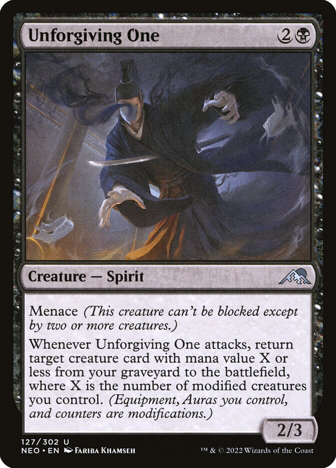 Card Scan of Unforgiving One | NEO