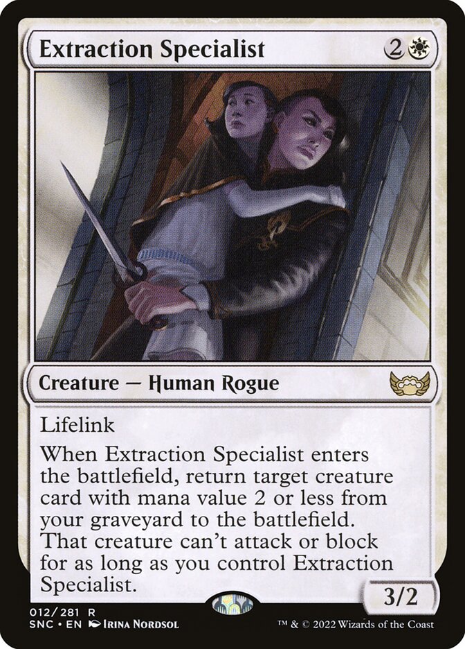 Card Scan of Extraction Specialist | SNC