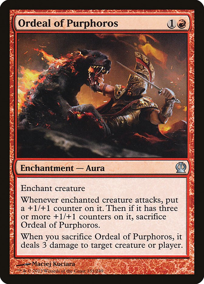 Card Scan of Ordeal of Purphoros | THS