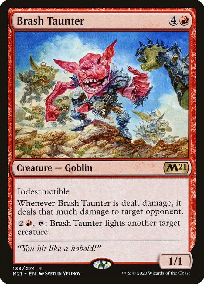 Card Scan of Brash Taunter | M21