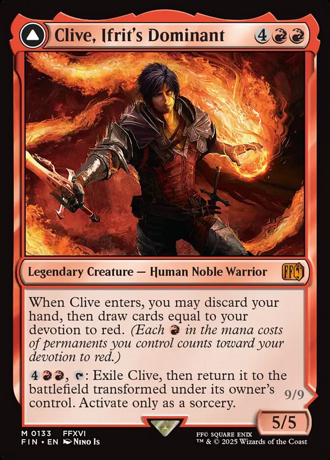 Clive, Ifrit's Dominant // Ifrit, Warden of Inferno | FIN