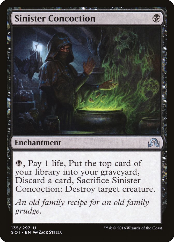Card Scan of Sinister Concoction | SOI