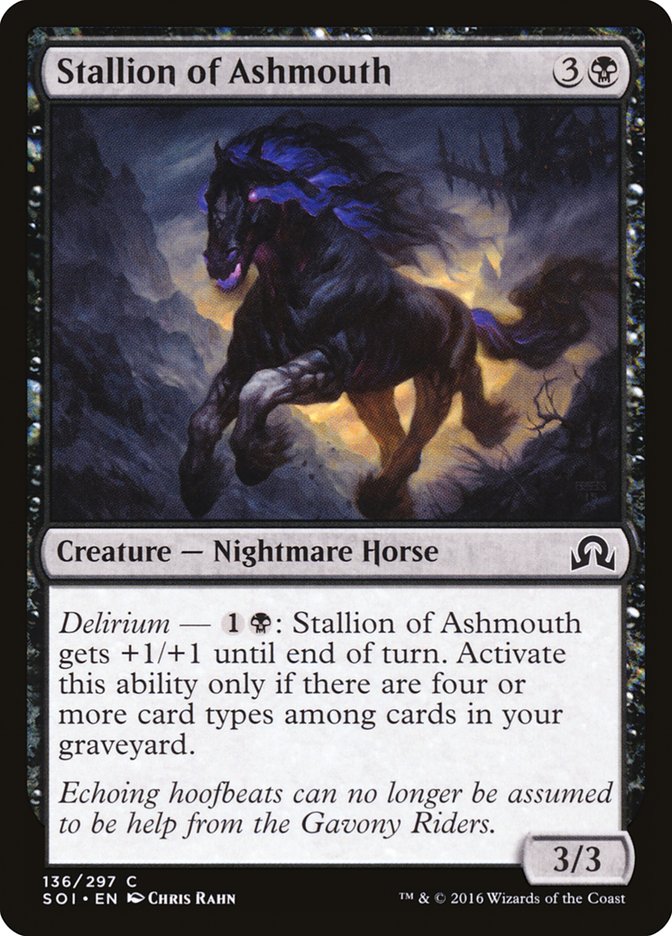 Card Scan of Stallion of Ashmouth | SOI