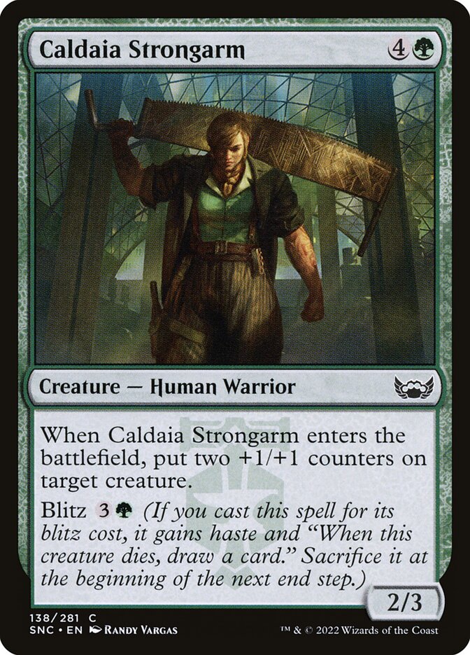 Card Scan of Caldaia Strongarm | SNC