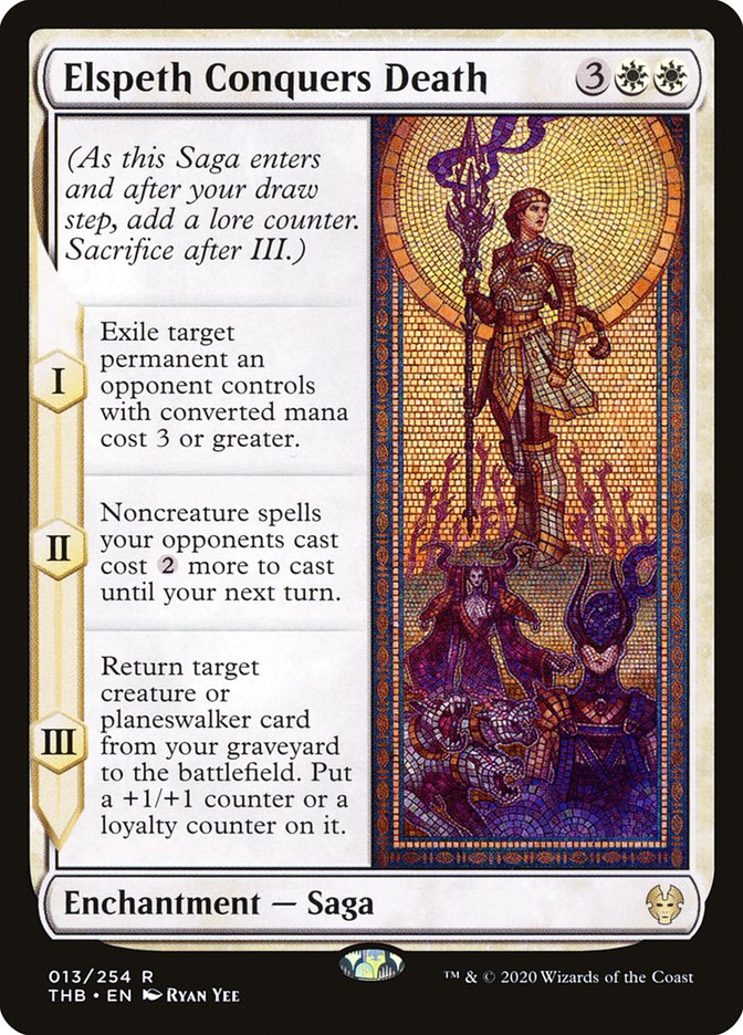 Card Scan of Elspeth Conquers Death | THB