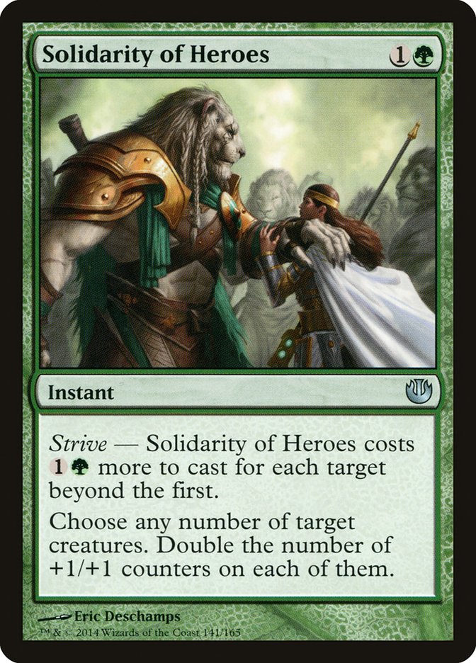Card Scan of Solidarity of Heroes | JOU