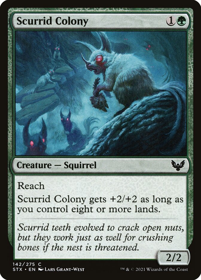 Card Scan of Scurrid Colony | STX
