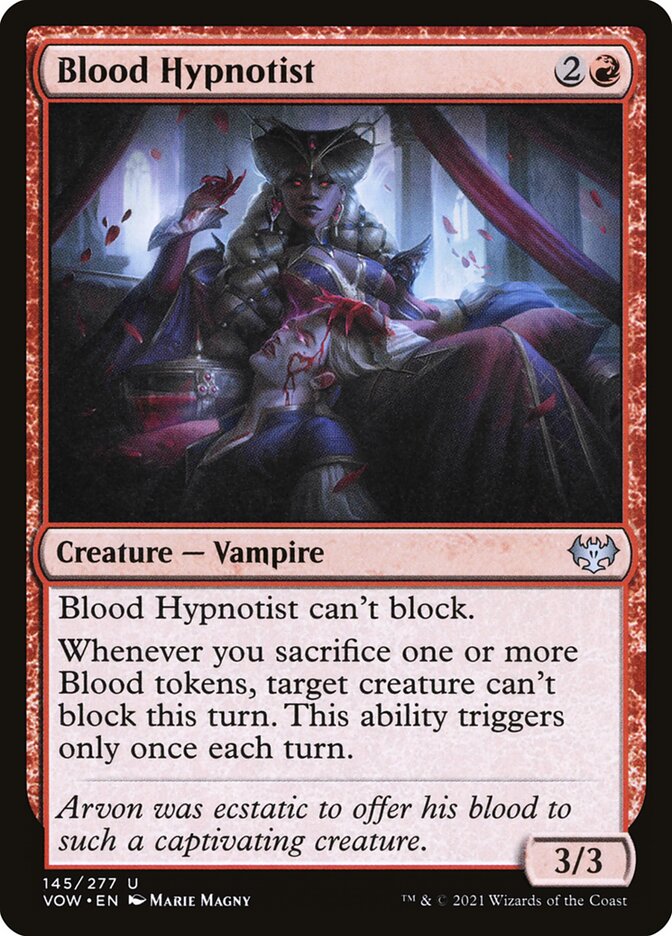 Card Scan of Blood Hypnotist | VOW