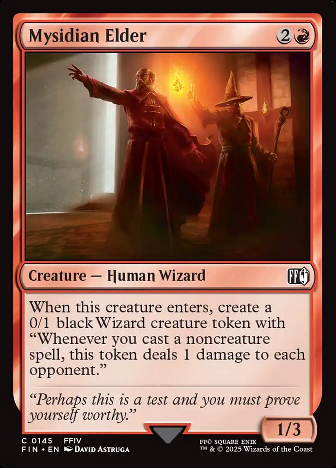 Card Scan of Mysidian Elder | FIN