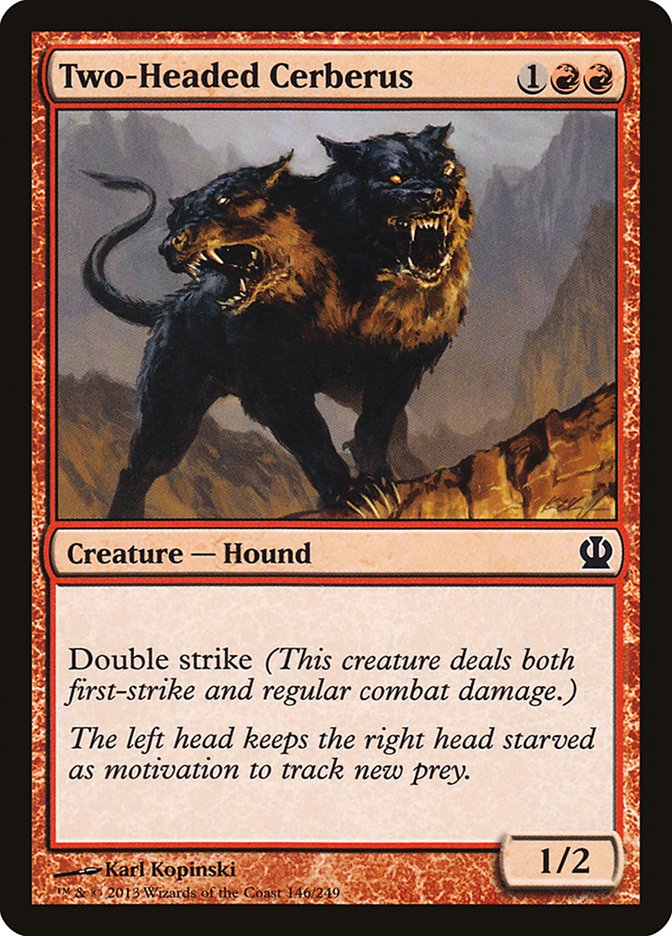 Card Scan of Two-Headed Cerberus | THS