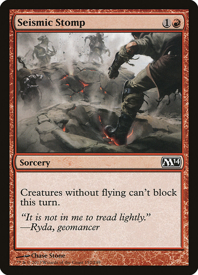 Card Scan of Seismic Stomp | M14