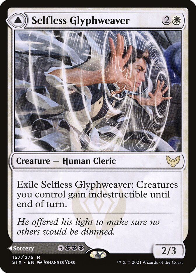 Selfless Glyphweaver // Deadly Vanity | STX