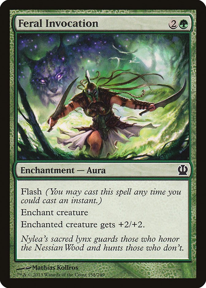 Card Scan of Feral Invocation | THS