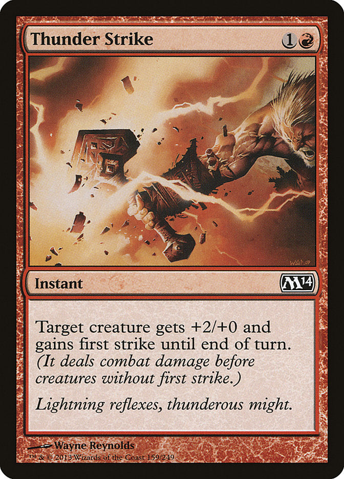 Card Scan of Thunder Strike | M14