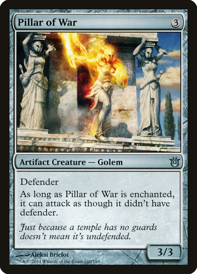 Card Scan of Pillar of War | BNG
