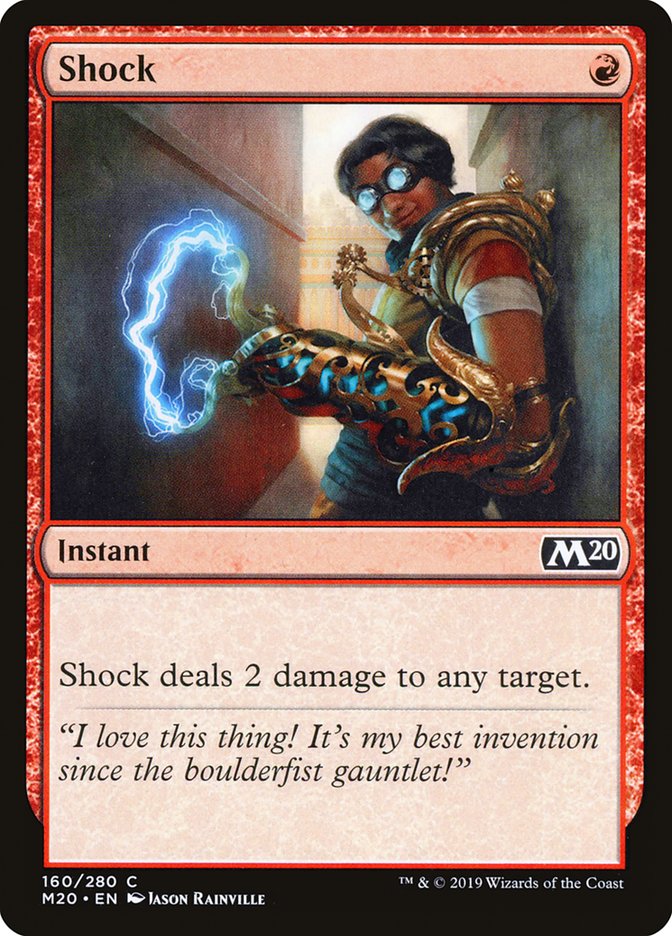 Card Scan of Shock | M20