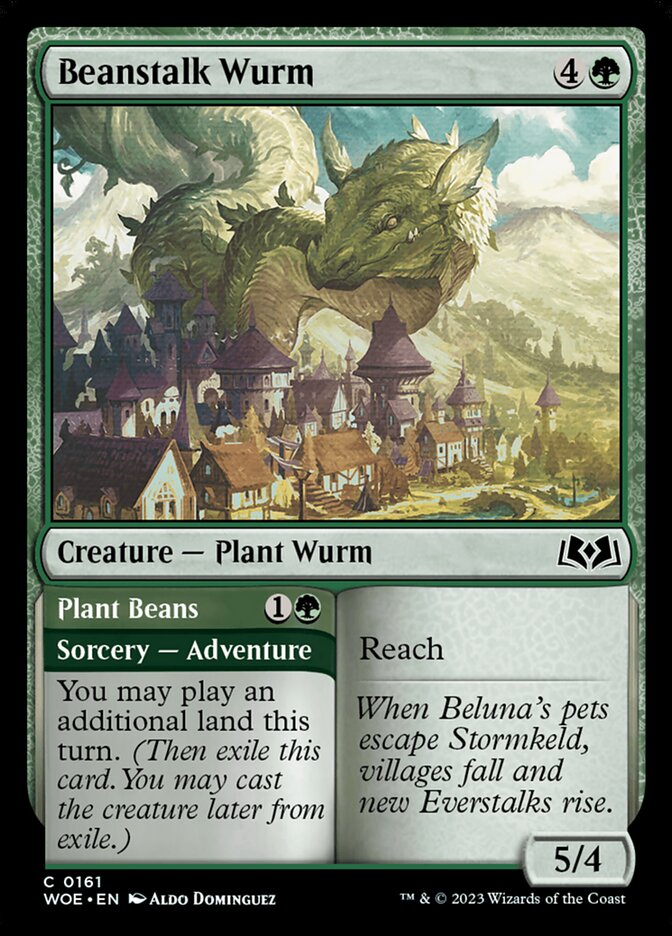 Beanstalk Wurm // Plant Beans | WOE