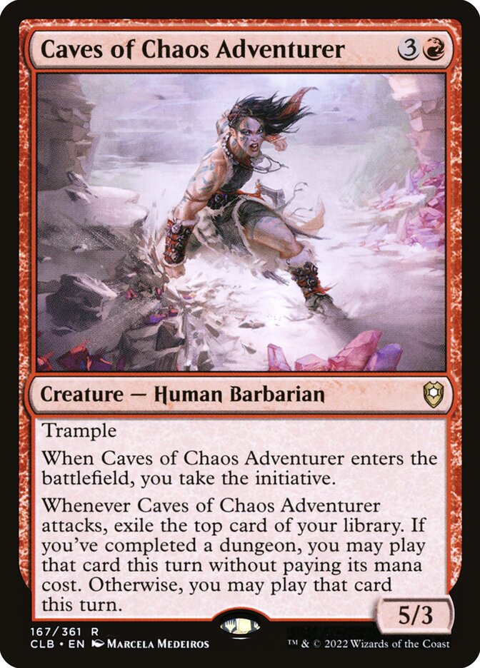 Card Scan of Caves of Chaos Adventurer | CLB