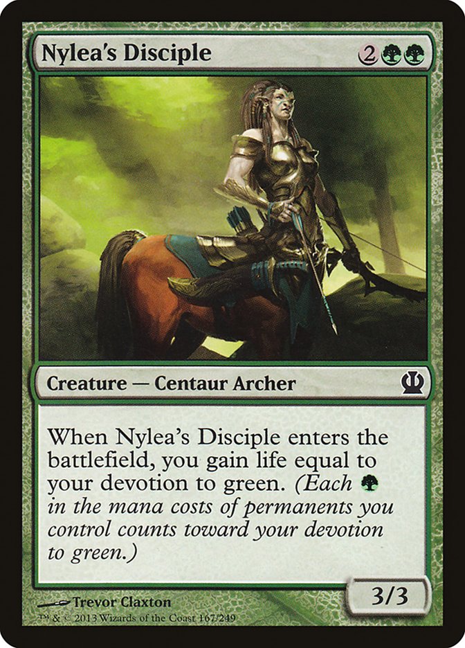 Card Scan of Nylea's Disciple | THS