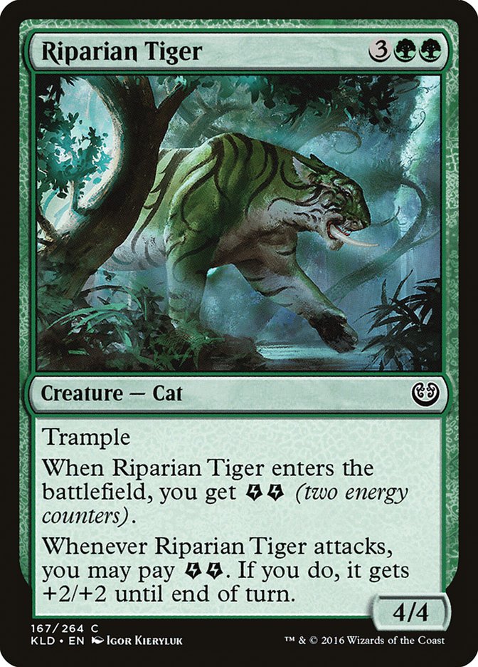 Card Scan of Riparian Tiger | KLD