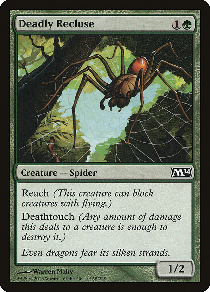 Card Scan of Deadly Recluse | M14