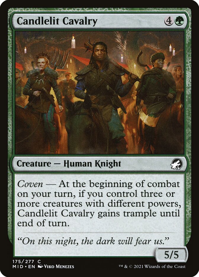 Card Scan of Candlelit Cavalry | MID