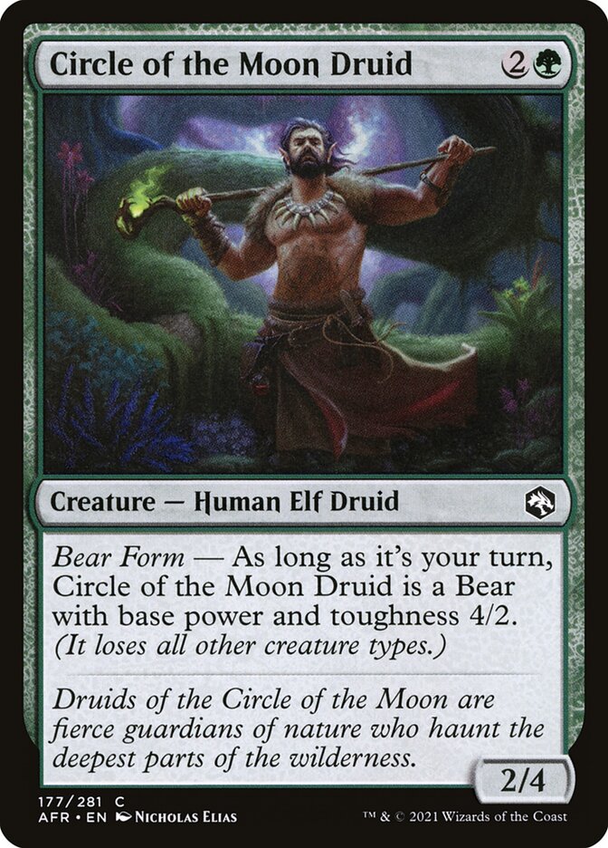 Card Scan of Circle of the Moon Druid | AFR