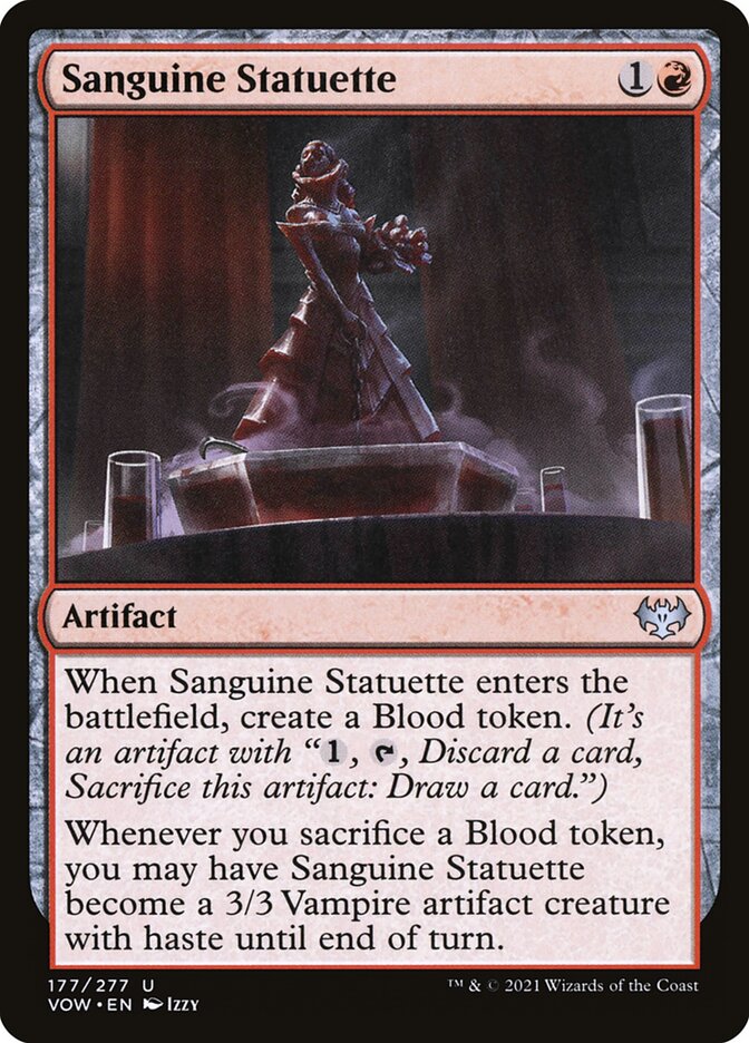 Card Scan of Sanguine Statuette | VOW