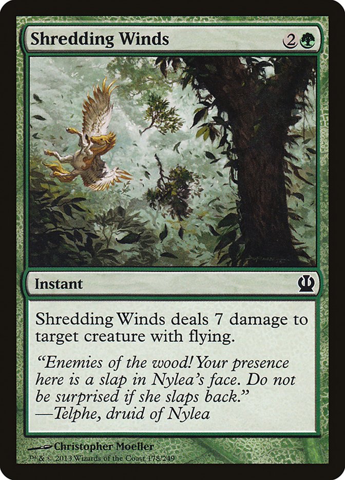 Card Scan of Shredding Winds | THS