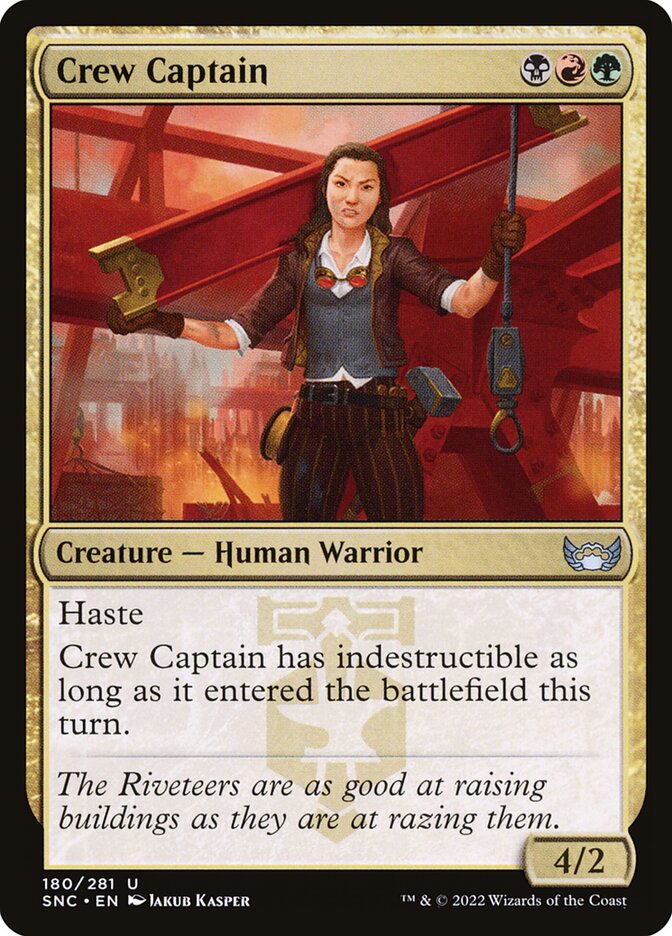 Card Scan of Crew Captain | SNC