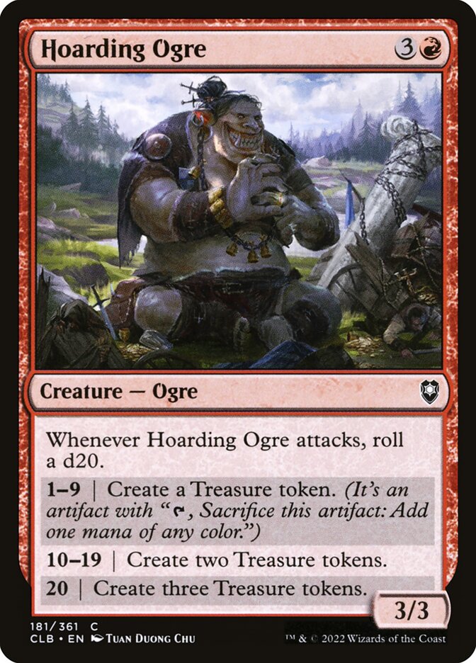 Card Scan of Hoarding Ogre | CLB