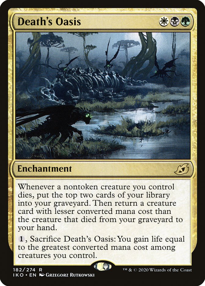 Card Scan of Death's Oasis | IKO
