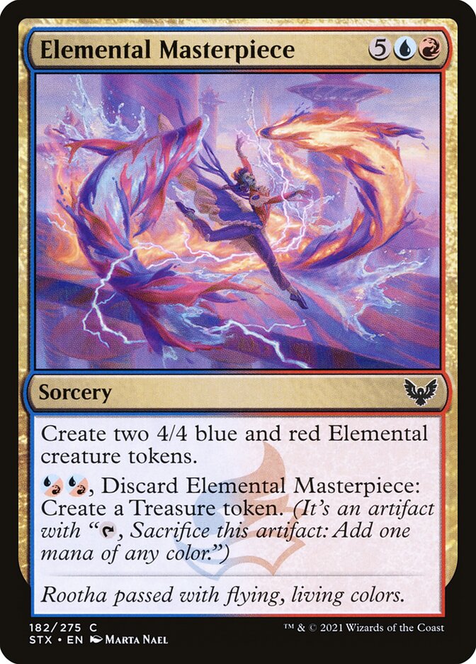 Card Scan of Elemental Masterpiece | STX