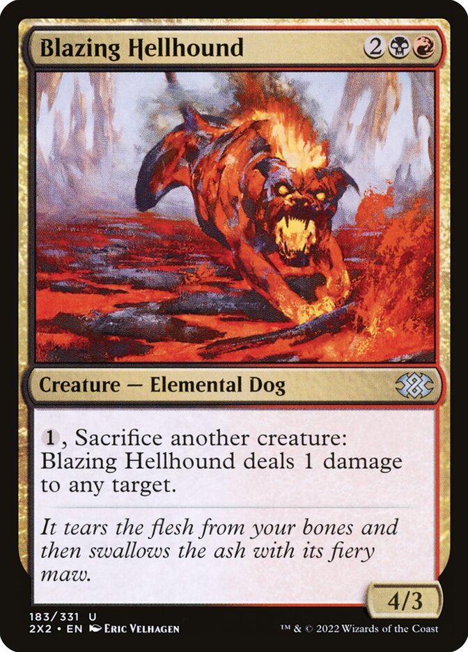Blazing Hellhound | 2X2