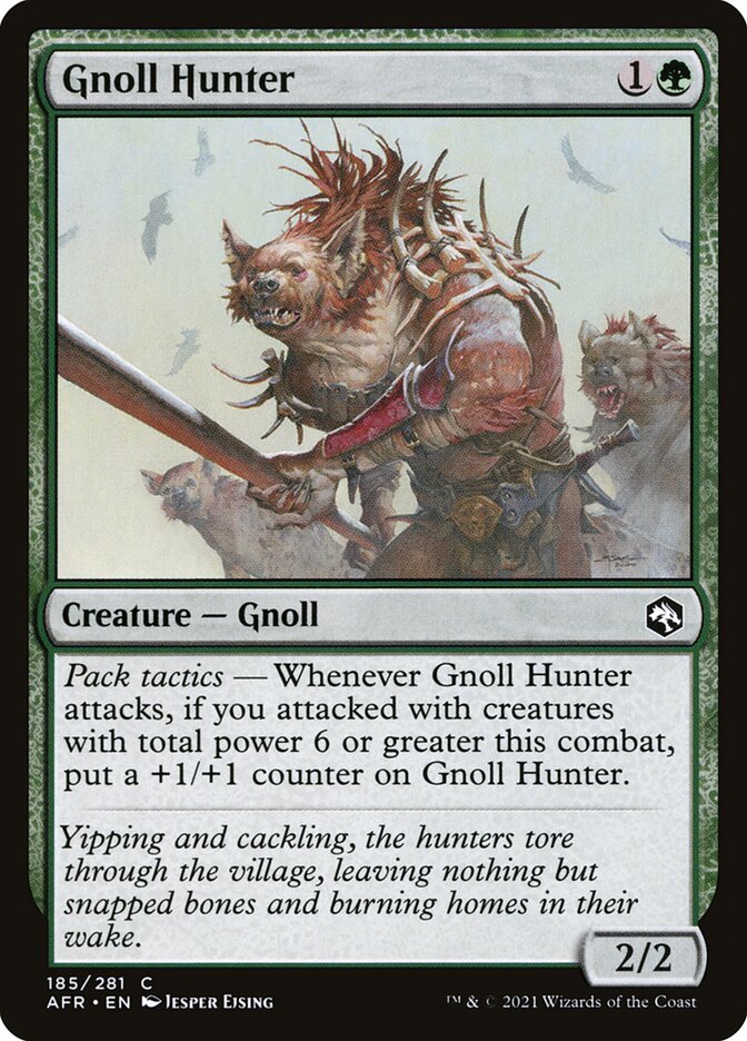 Card Scan of Gnoll Hunter | AFR