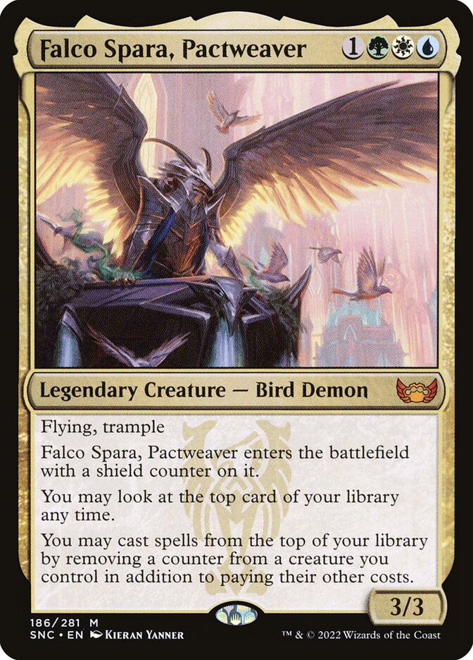 Card Scan of Falco Spara, Pactweaver | SNC