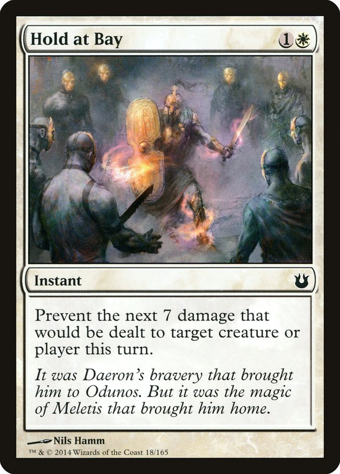 Card Scan of Hold at Bay | BNG