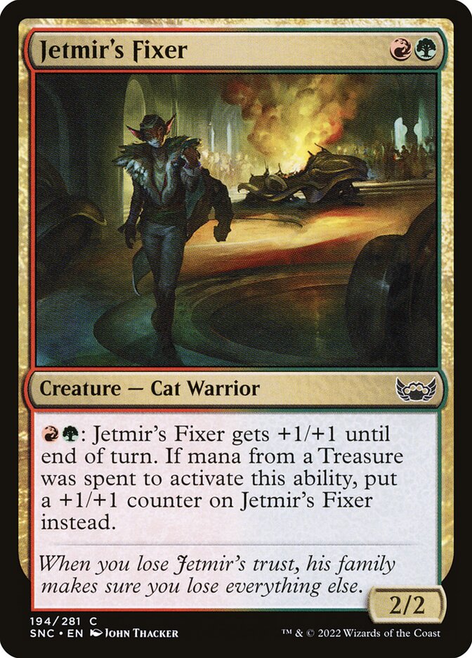 Card Scan of Jetmir's Fixer | SNC