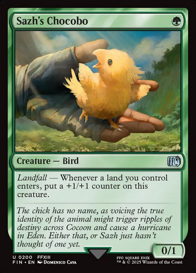 Sazh's Chocobo | FIN