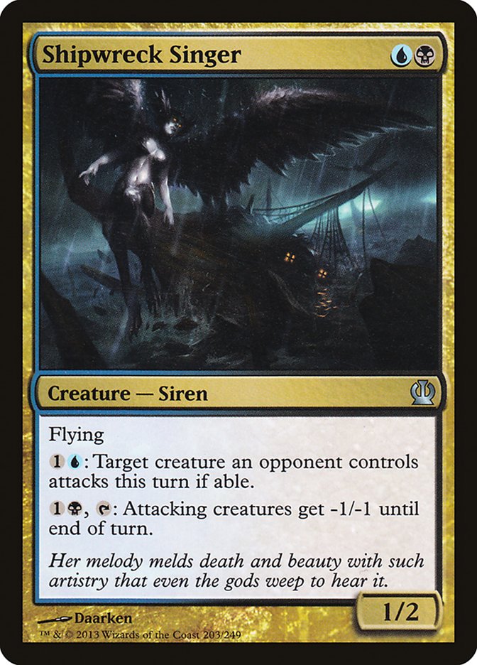 Card Scan of Shipwreck Singer | THS