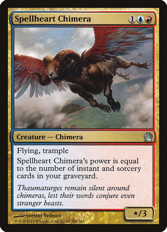 Card Scan of Spellheart Chimera | THS