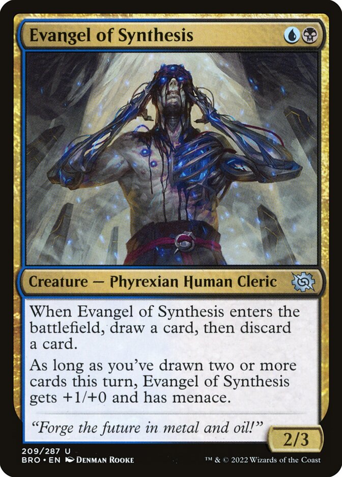 Card Scan of Evangel of Synthesis | BRO